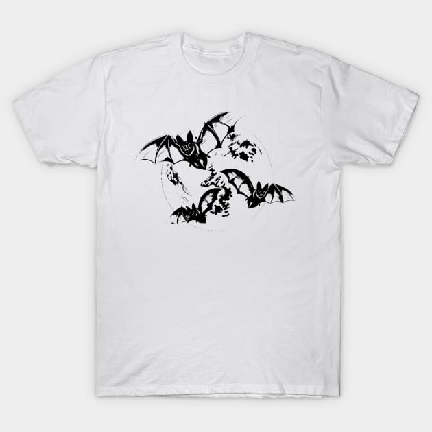 Bats T-Shirt by Nimmersatt